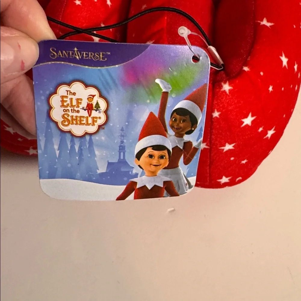 NEW Elf on the Shelf boys 13 1 slippers house girls red plush doll small NWT